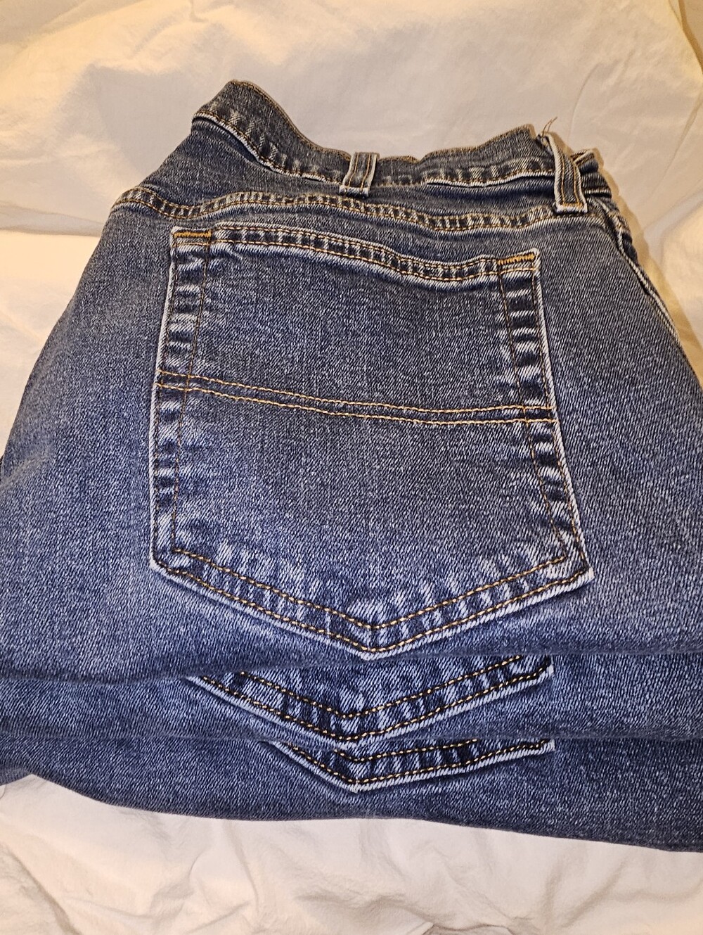 Member's Mark Classic Blue Denim Jeans - Back Pocket Detail Qty 3